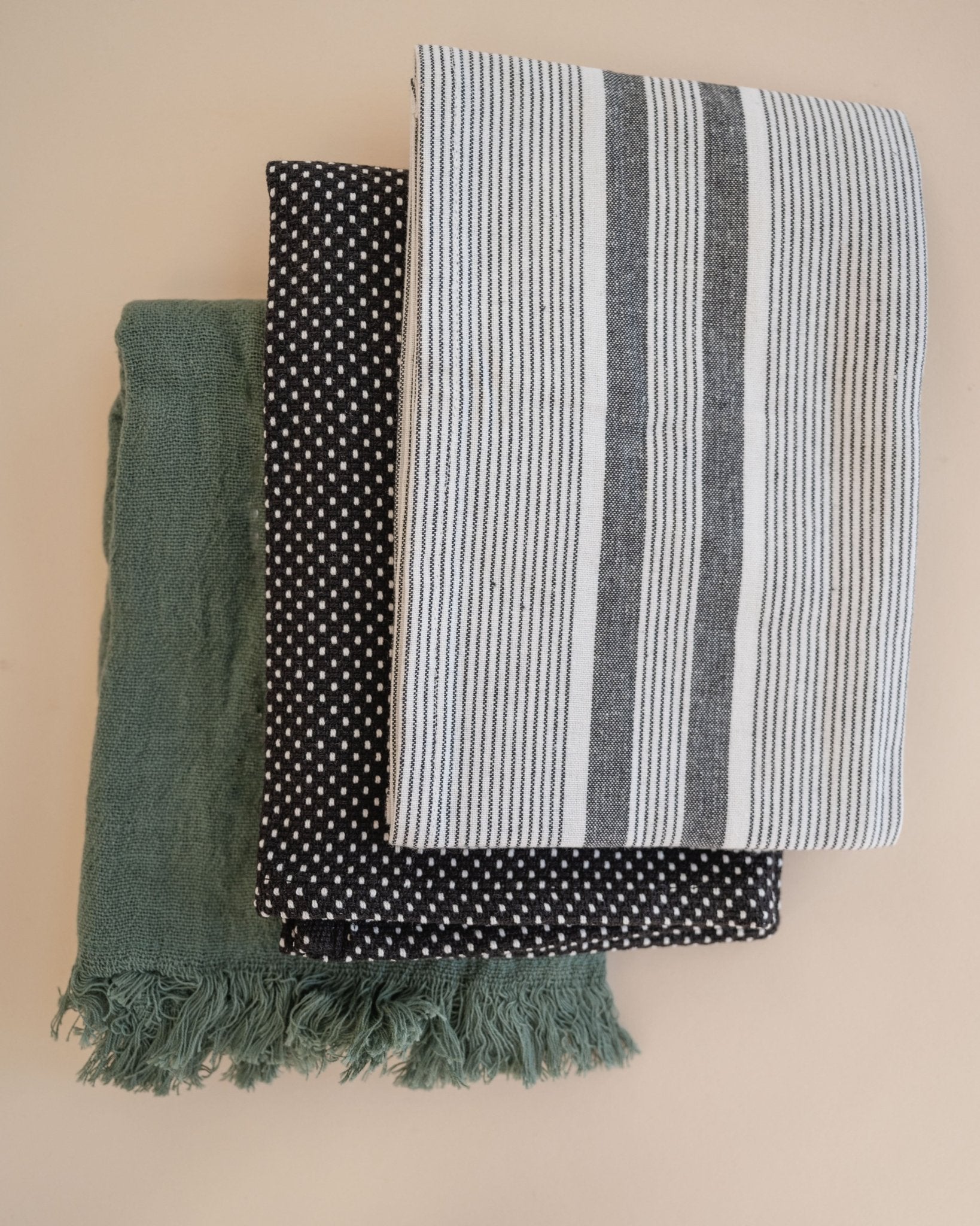 Margot Tea Towels, Set of 3 - Sweet Water Decor - tea towel