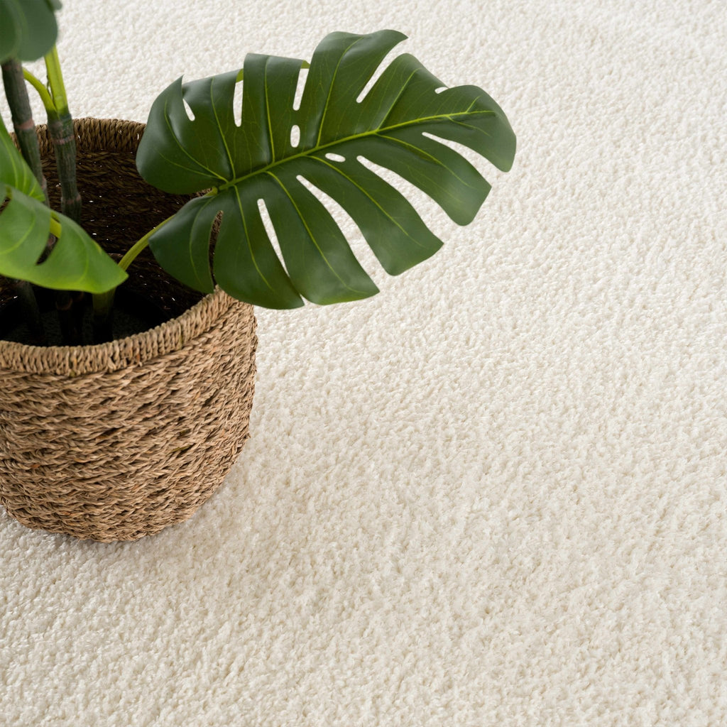 Judy Solid White Washable Rug - Sweet Water Decor - Rugs