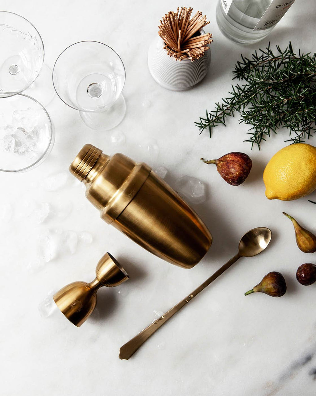 Essex Barware - Brushed Gold - Sweet Water Decor - barware set