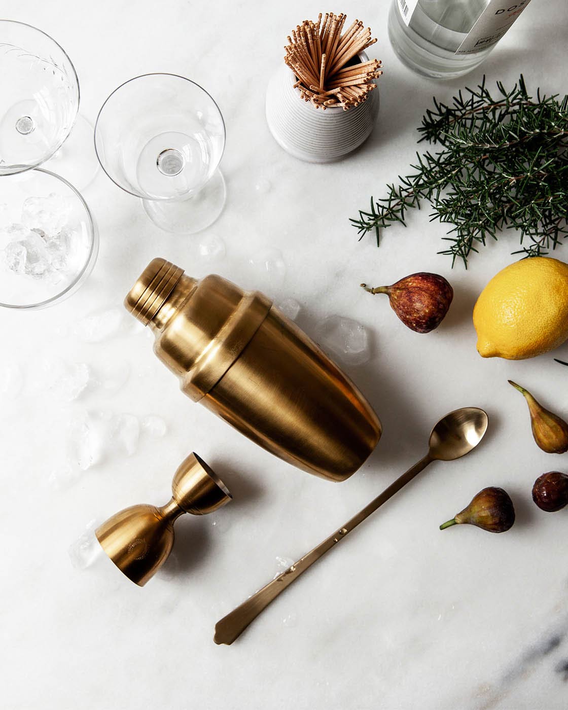 Essex Barware - Brushed Gold - Sweet Water Decor - barware set