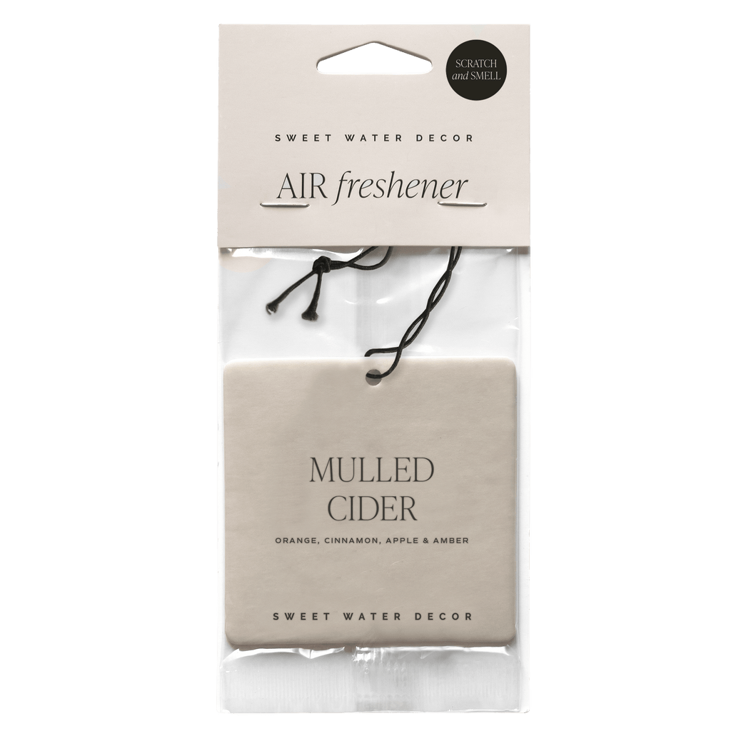 Mulled Cider Hanging Air Freshener - Sweet Water Decor - Air Freshener
