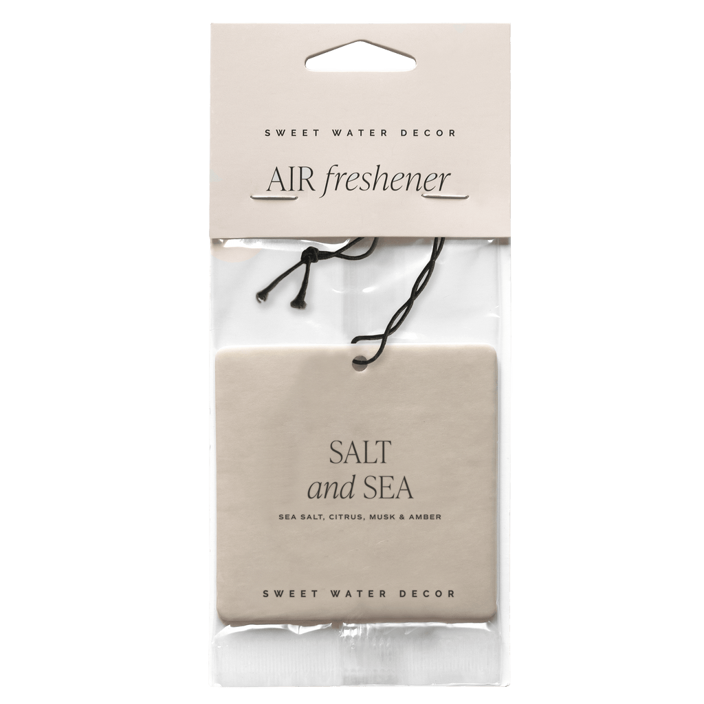 Salt and Sea Hanging Air Freshener - Sweet Water Decor - Air Freshener