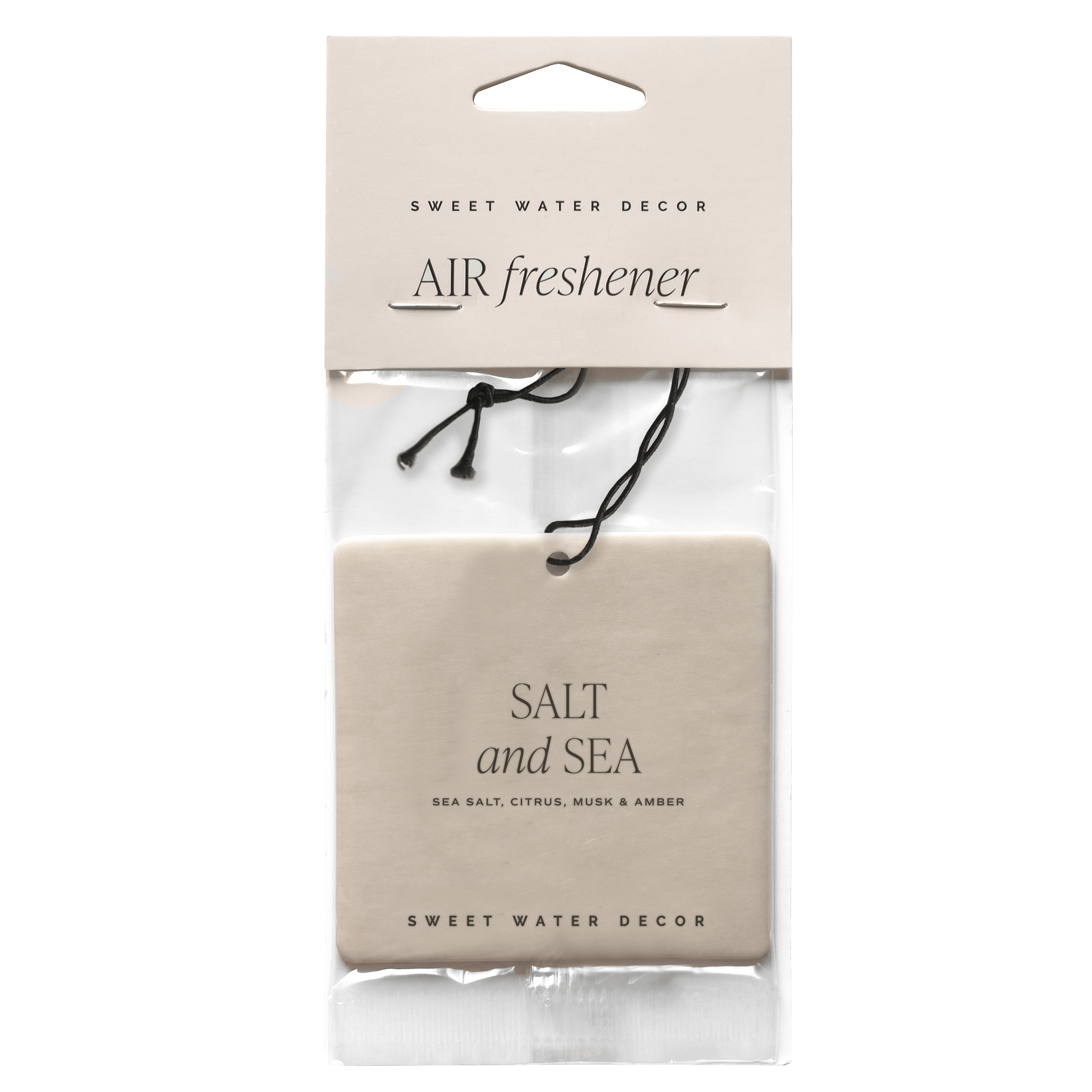 Salt and Sea Hanging Air Freshener - Sweet Water Decor - Air Freshener