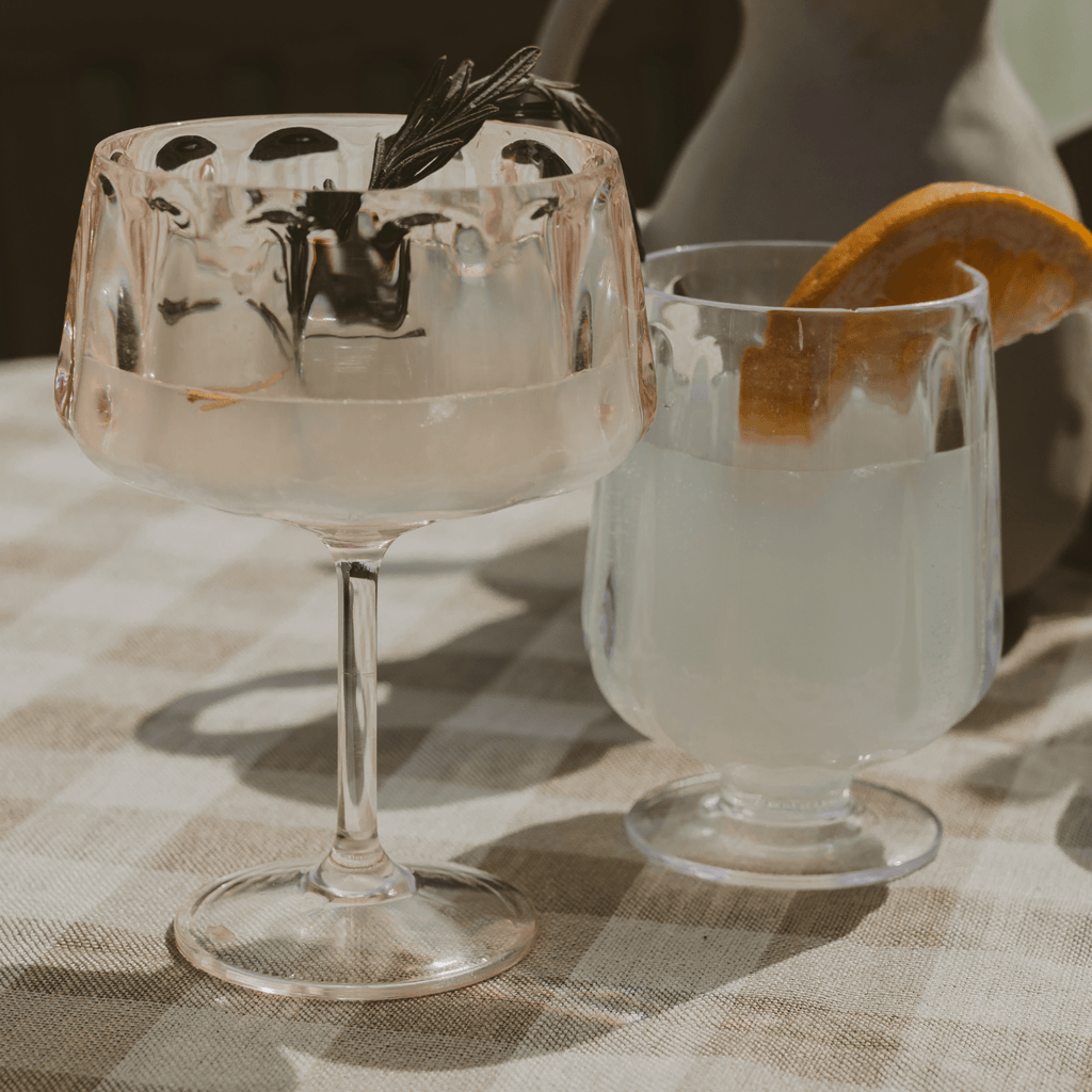 Outdoor Plastic Goblet Drinkware - Sweet Water Decor - Plastic Wine Glass
