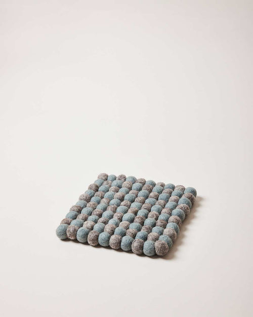 Artisan Felt Pom Pom Trivet - Sweet Water Decor - trivet