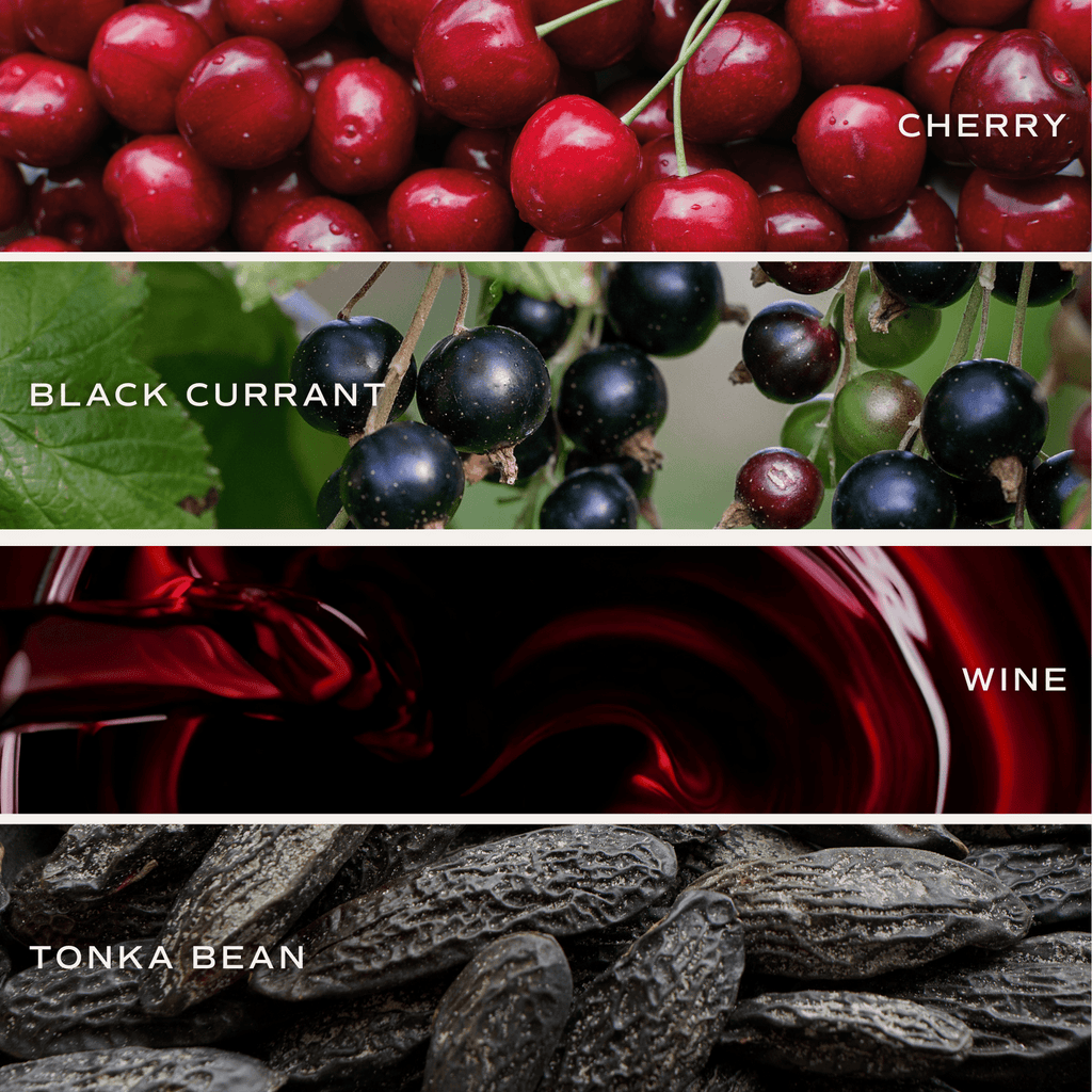 Blackwood Cherry Soy Candle - White Jar - 11 oz - Sweet Water Decor - Candles