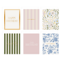 Assorted Happy Birthday Boxed Card Set - Pack of 12 - Sweet Water Decor - GREETING CARDS