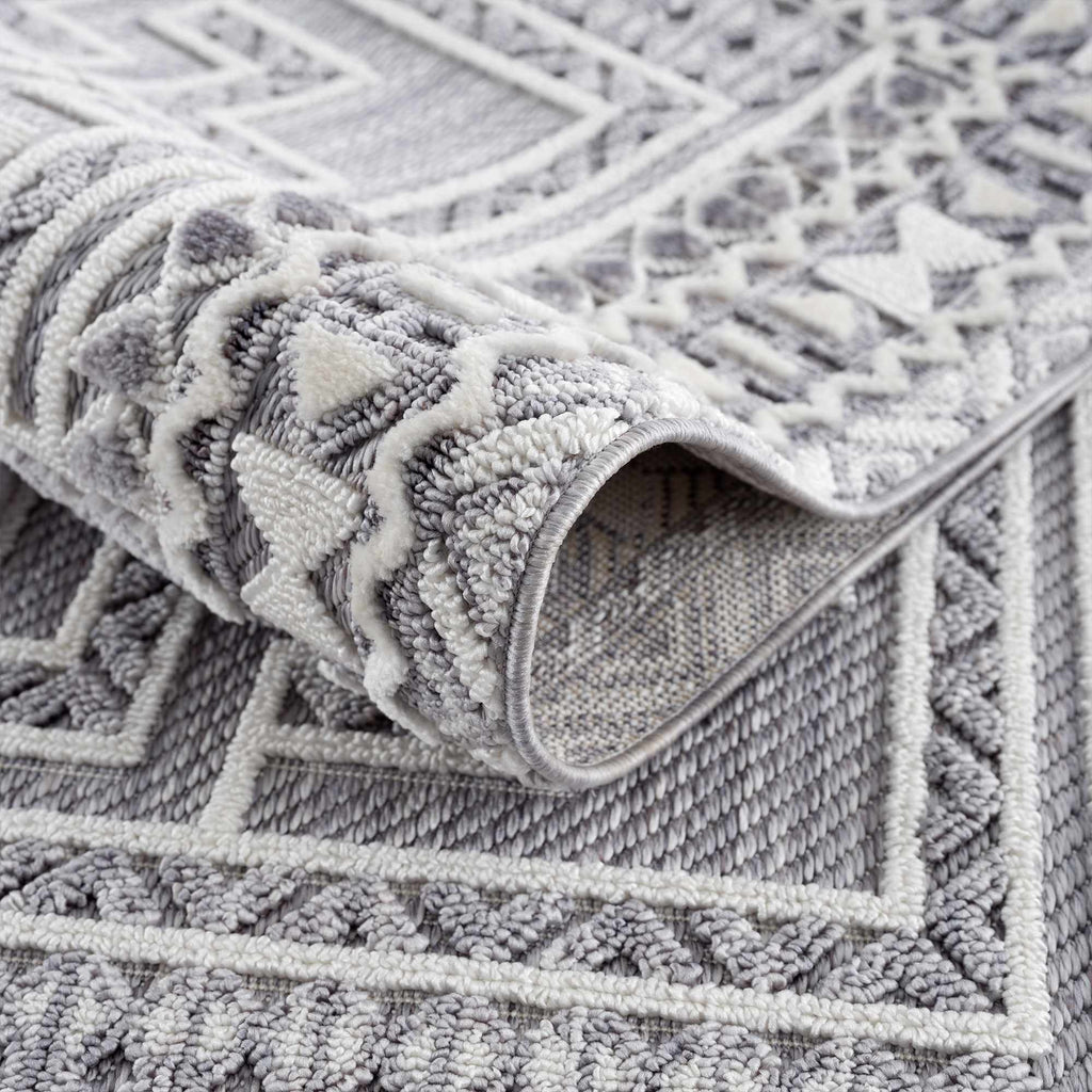Alya Charcoal Textured Area Rug - Sweet Water Decor - Rugs