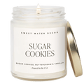 Sugar Cookies Soy Candle - Clear Jar - 9 oz - Sweet Water Decor - Candles