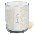 Stress Relief Soy Candle - Blue Tinted Glass Jar - 12 oz - Sweet Water Decor - Candles