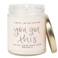 You Got This Soy Candle - Clear Jar - 9 oz (Spa Day) - Sweet Water Decor - Candles