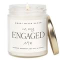 In My Engaged Era Soy Candle - Clear Jar - 9 oz (Wildflowers and Salt) - Sweet Water Decor - Candles