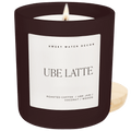 Ube Latte Soy Candle - Brown Matte Jar - 15 oz - Sweet Water Decor - Candles