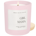 Girl Mama Soy Candle - Pink Matte Jar - 15 oz - Sweet Water Decor - Candles