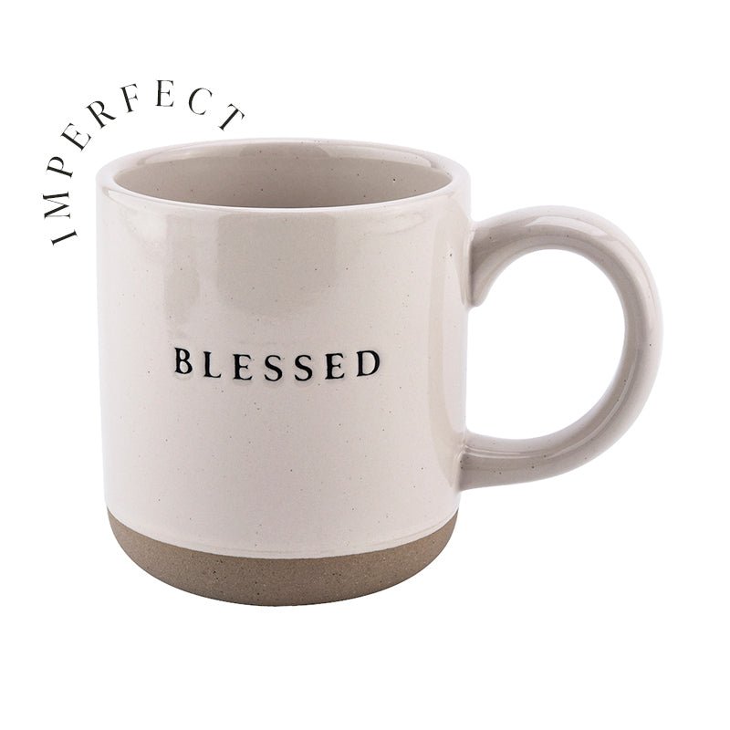 Imperfect Discounted Stoneware Coffee Mugs - Sweet Water Decor - Coffee Mugs