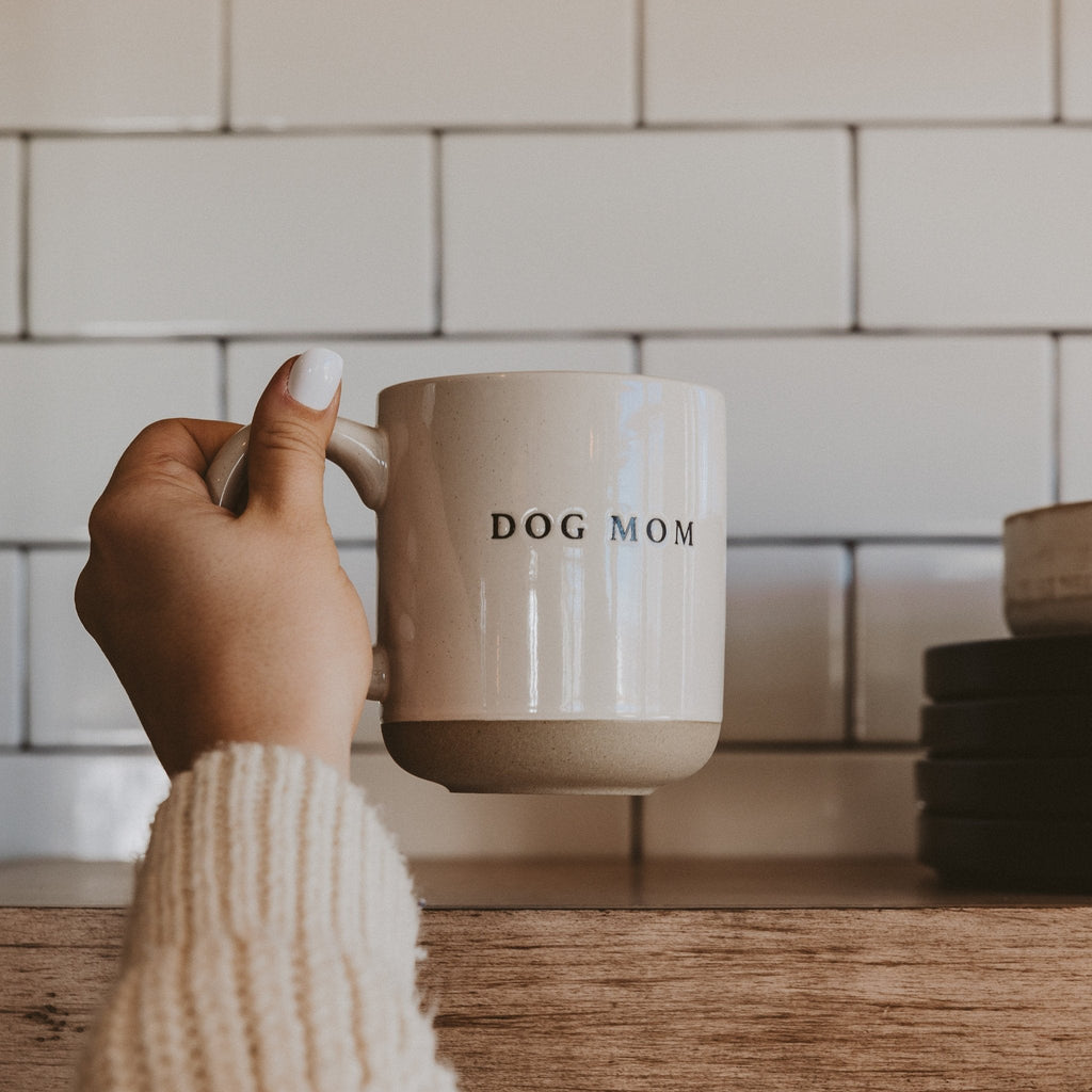 Dog Mom 14oz. Stoneware Coffee Mug - Sweet Water Decor - Coffee Mugs