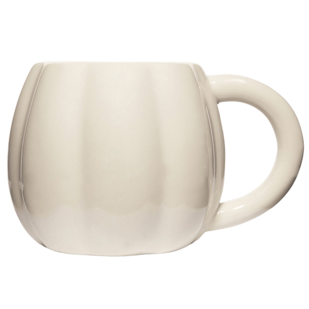Cream Pumpkin 19oz. Figurine Coffee Mug - Sweet Water Decor - Coffee Mugs