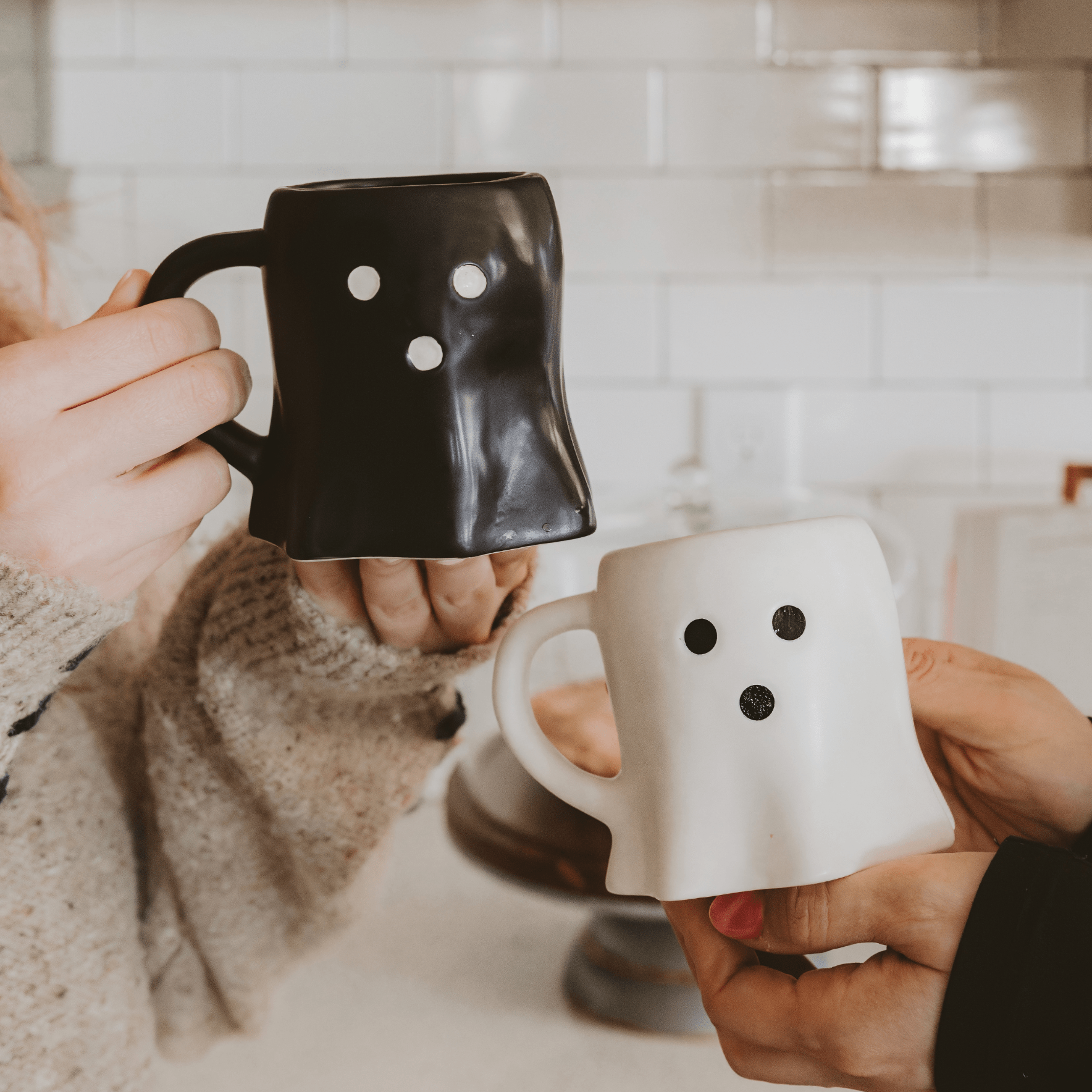 Black Ghost 12oz. Figurine Coffee Mug - Sweet Water Decor - Coffee Mugs