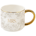 Mrs 14 oz Gold Handle Coffee Mug - Sweet Water Decor - Coffee Mugs