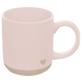 Pink Heart 14oz. Stoneware Coffee Mug - Sweet Water Decor - Coffee Mugs