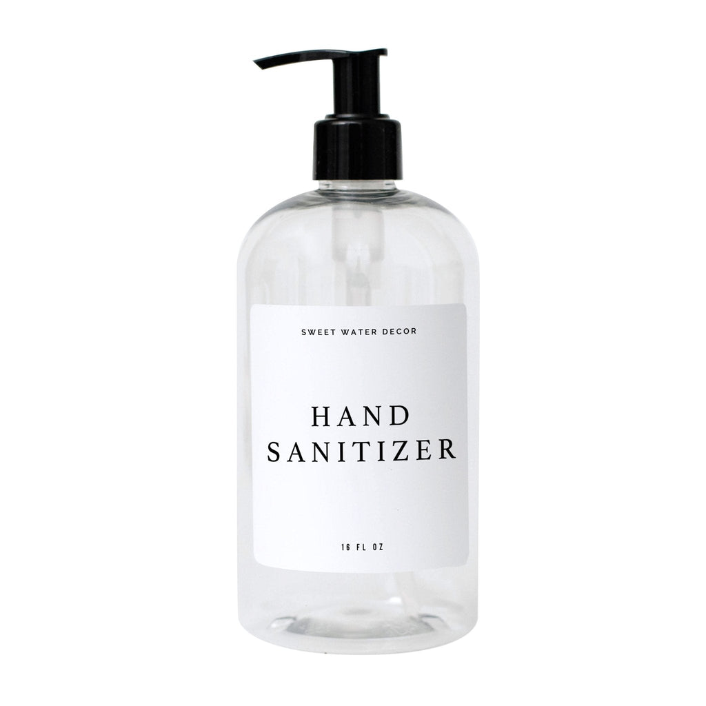 White Text Labels for Plastic and Glass Dispensers - Sweet Water Decor - Dispensers