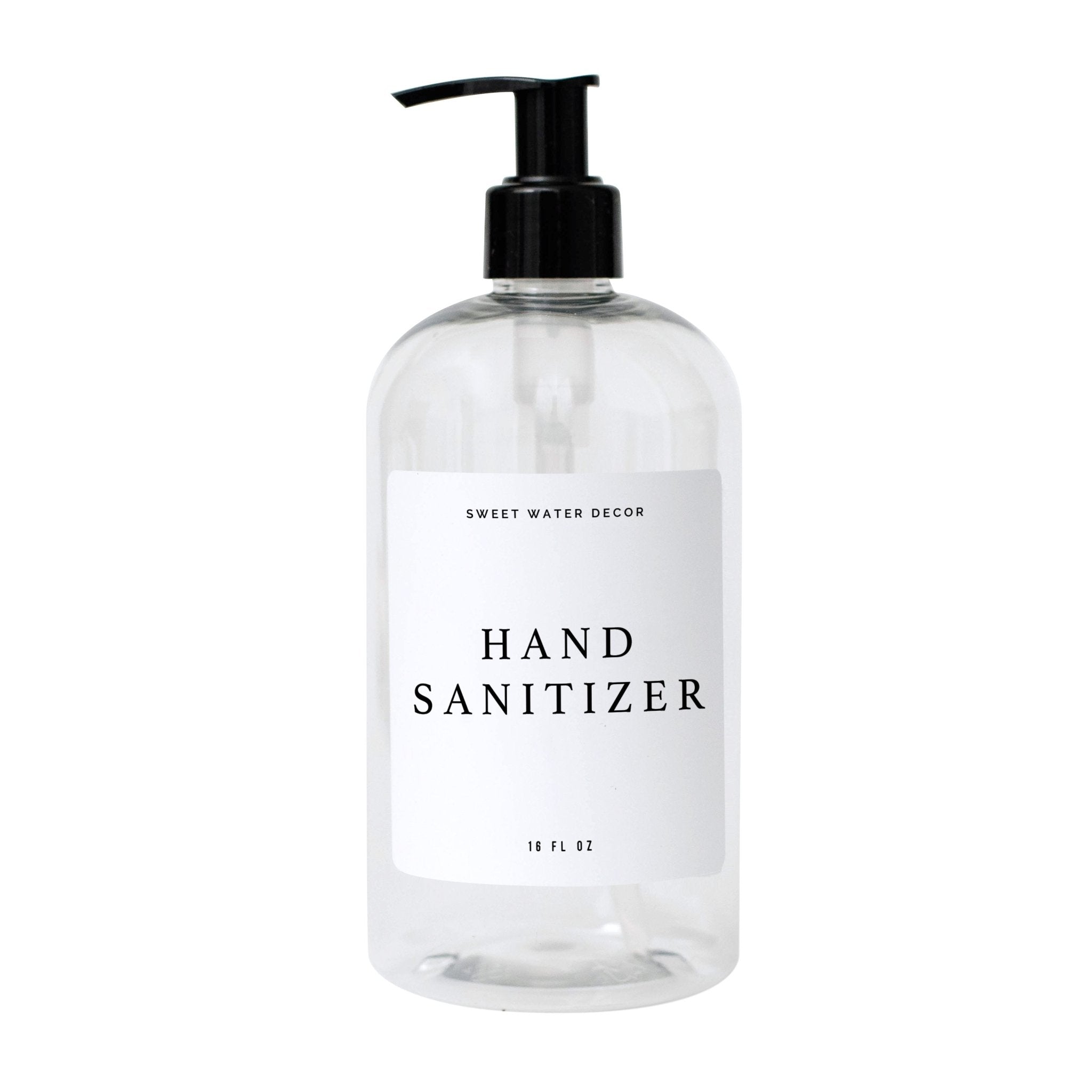 White Text Labels for Plastic and Glass Dispensers - Sweet Water Decor - Dispensers