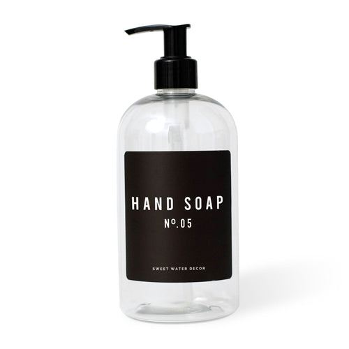 Black Text Labels for Plastic and Glass Dispensers - Sweet Water Decor - Dispensers