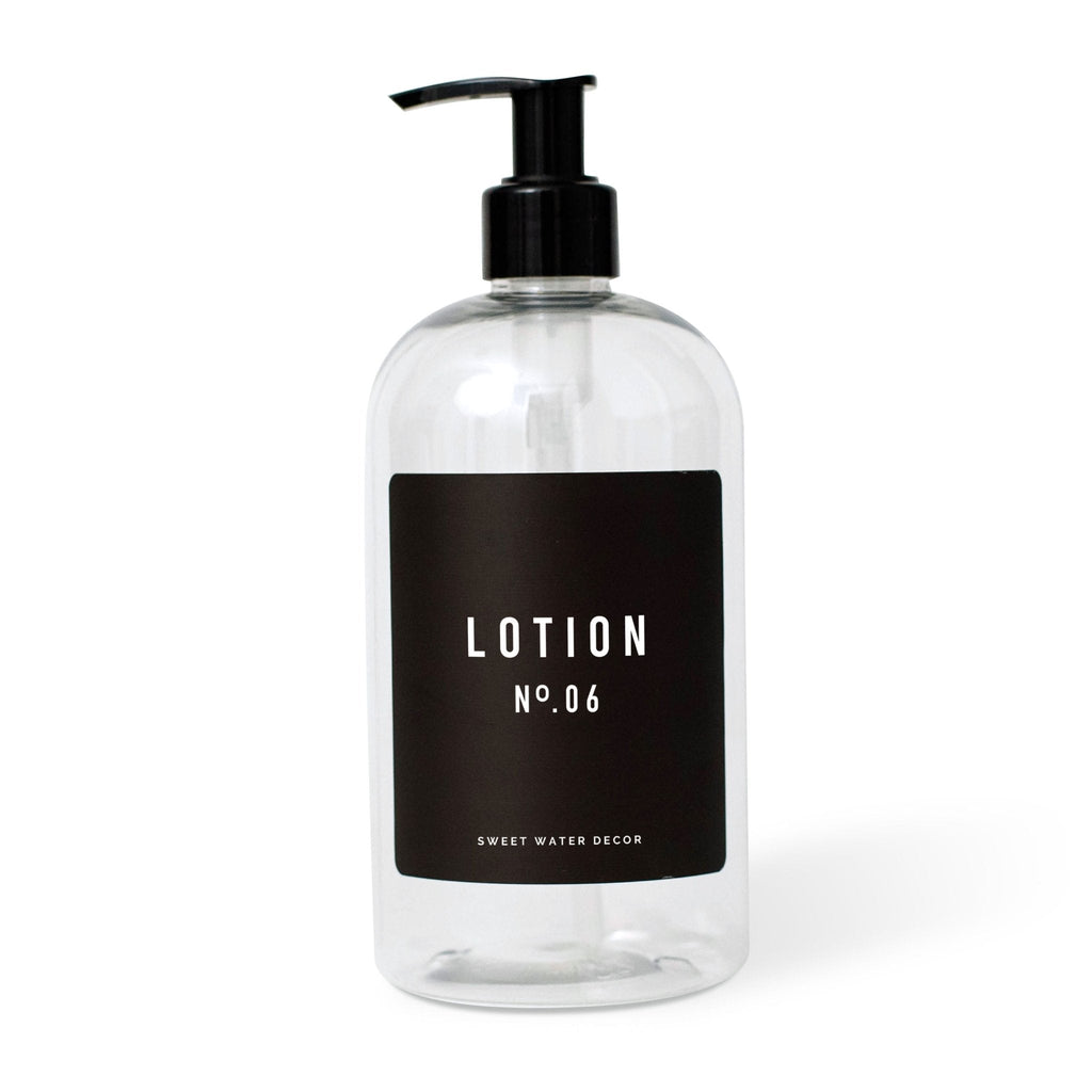 Black Text Labels for Plastic and Glass Dispensers - Sweet Water Decor - Dispensers