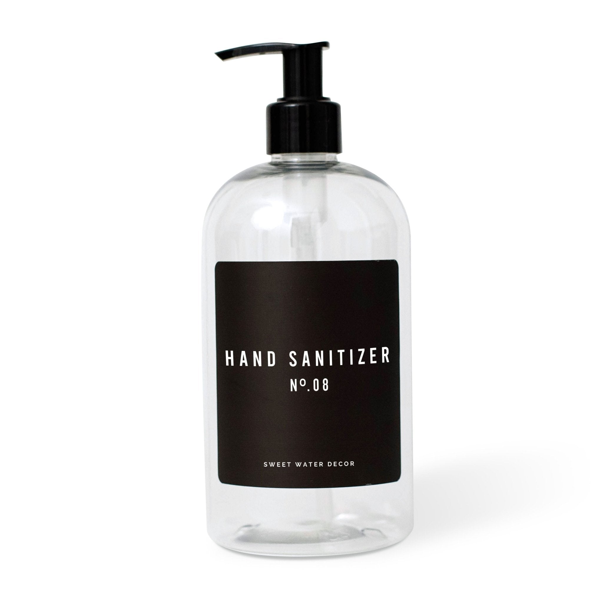 Black Text Labels for Plastic and Glass Dispensers - Sweet Water Decor - Dispensers