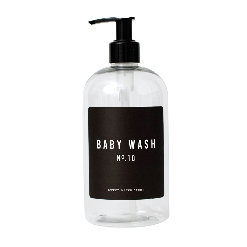 Black Text Labels for Plastic and Glass Dispensers - Sweet Water Decor - Dispensers