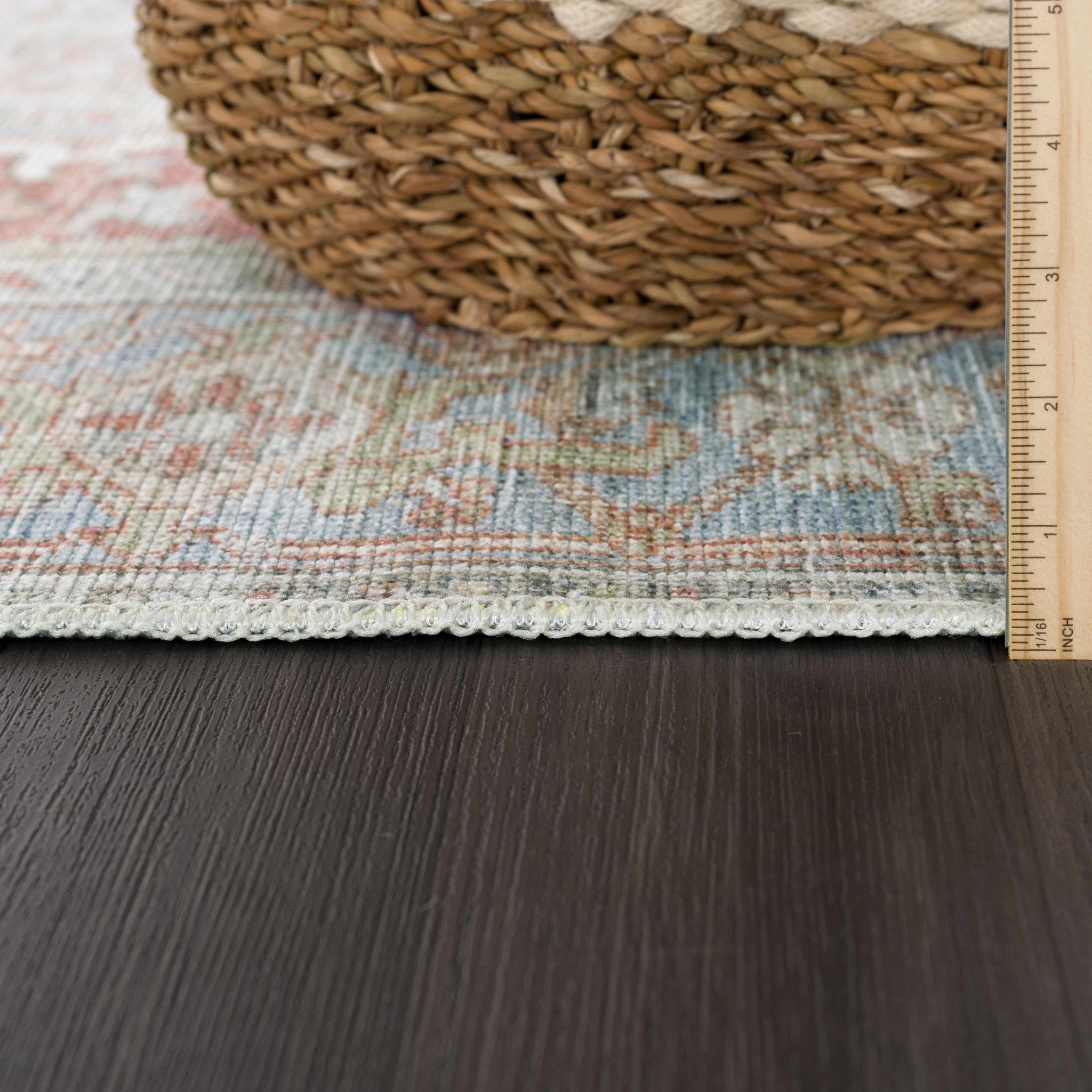 Rust Maayon Washable Rug - Sweet Water Decor - Rugs