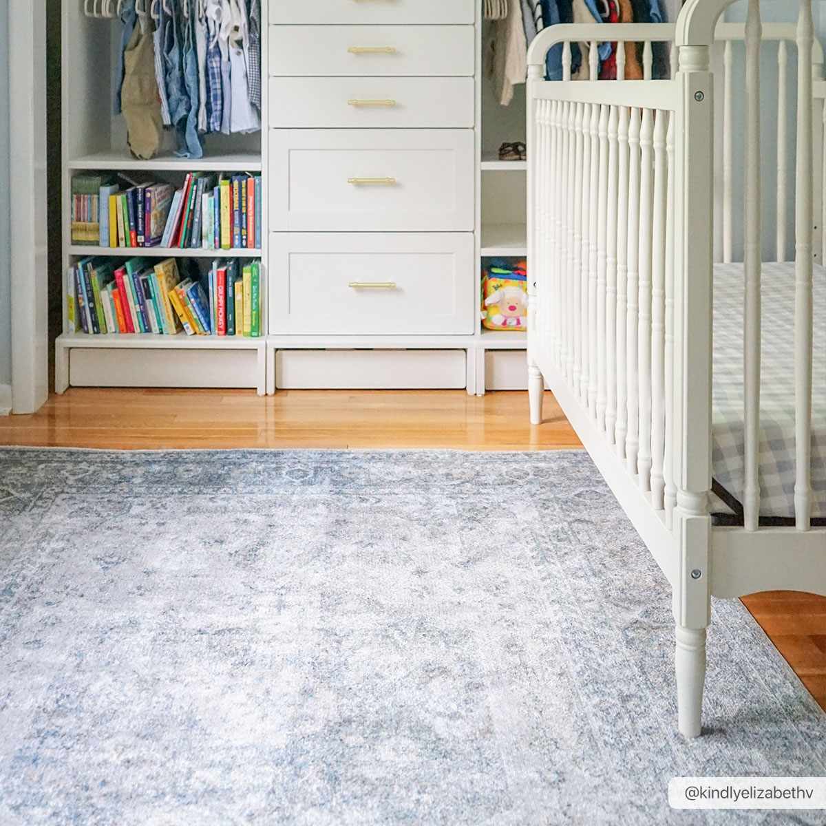 Gael Blue Washable Area Rug - Sweet Water Decor - Rugs