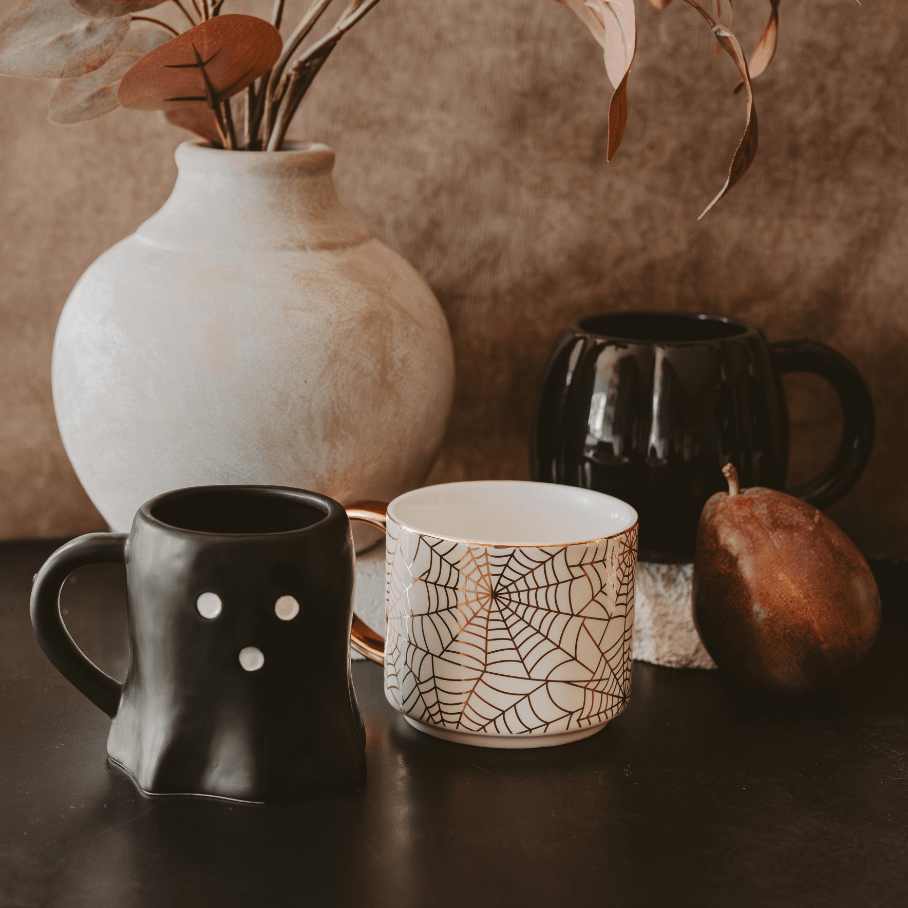 Black Ghost 12oz. Figurine Coffee Mug - Sweet Water Decor - Coffee Mugs
