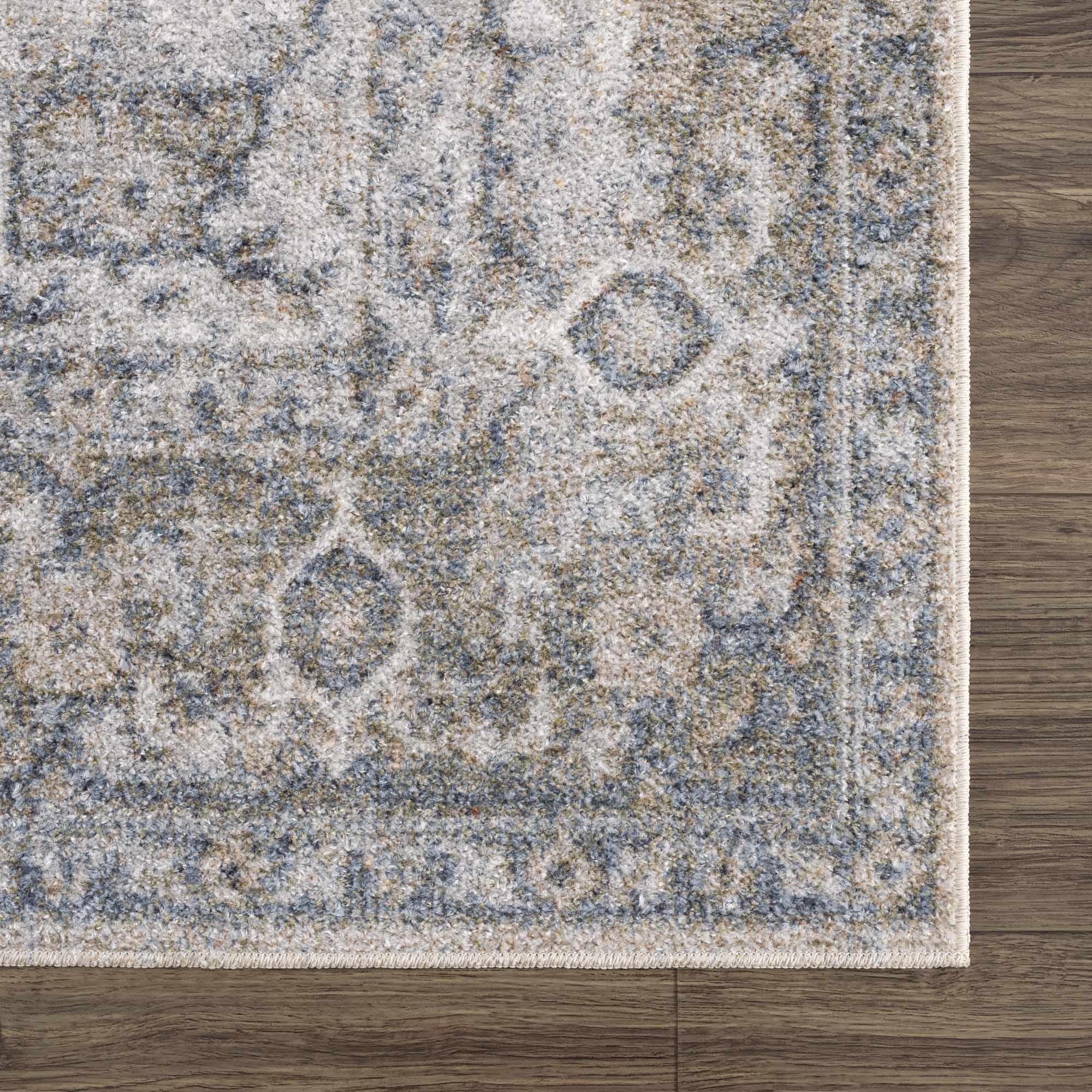 Gael Blue Washable Area Rug - Sweet Water Decor - Rugs
