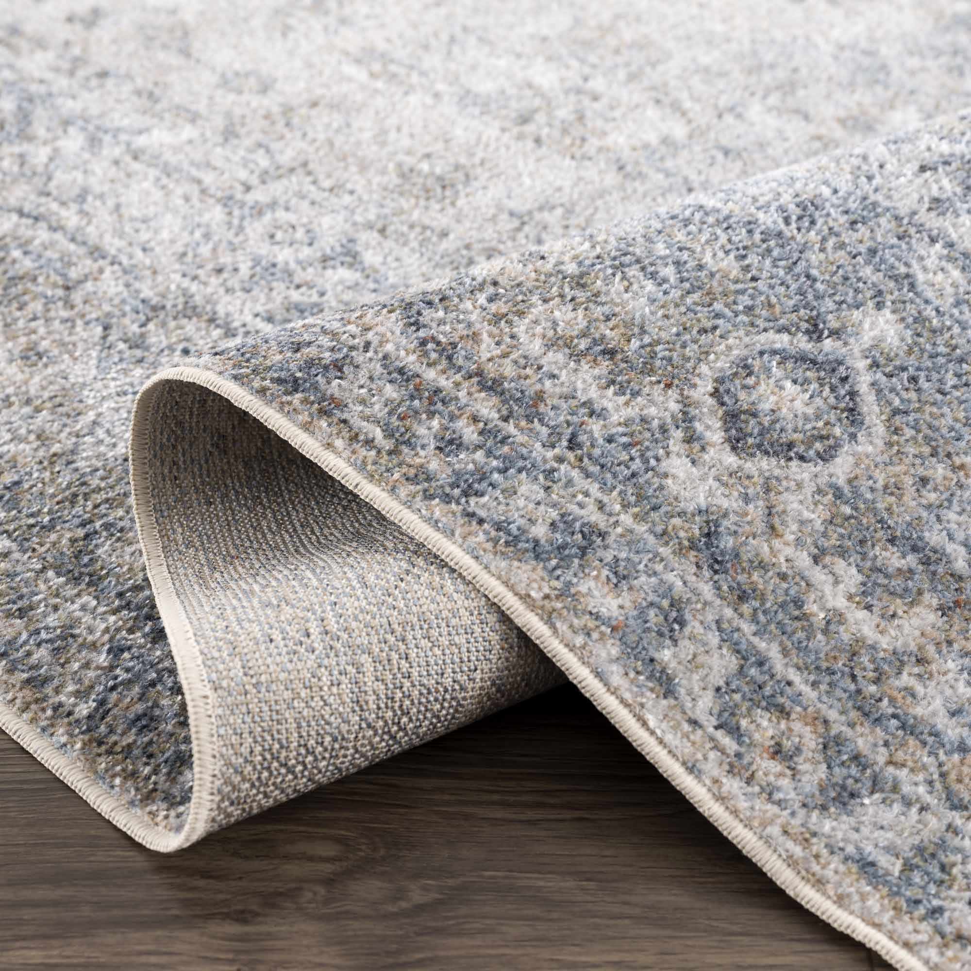 Gael Blue Washable Area Rug - Sweet Water Decor - Rugs
