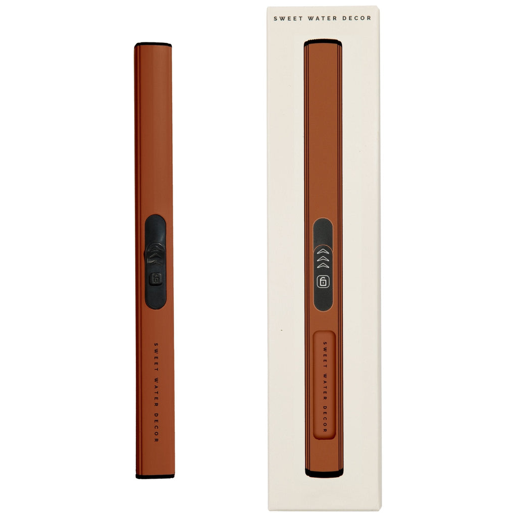 Burnt Orange Electric Lighter - Sweet Water Decor - Lighters