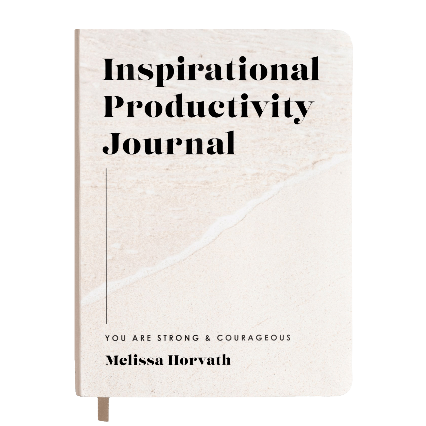 Inspirational Productivity Journal: You Are Strong & Courageous - Sweet Water Decor - Notebooks