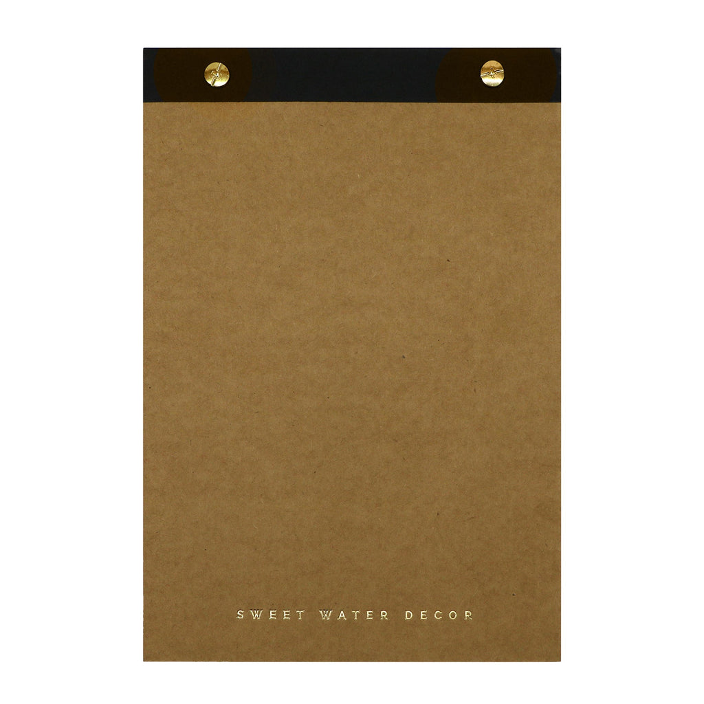 Gold Rivet Basic Notepad - Sweet Water Decor - Notepad