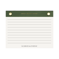 Small Green Gold Rivet Basic Notepad - Sweet Water Decor - Notepad