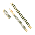 Green Floral Pen Set - Sweet Water Decor - Pens