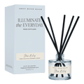 Stress Relief Blue Tinted Glass Jar Reed Diffuser - Sweet Water Decor - Reed Diffusers