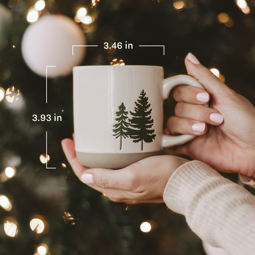 Holly 14 oz Red Stoneware Coffee Mug - Sweet Water Decor - Coffee Mugs