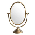 Austine Framed Mirror on Stand – Antique Brass Finish - Sweet Water Decor - Mirrors