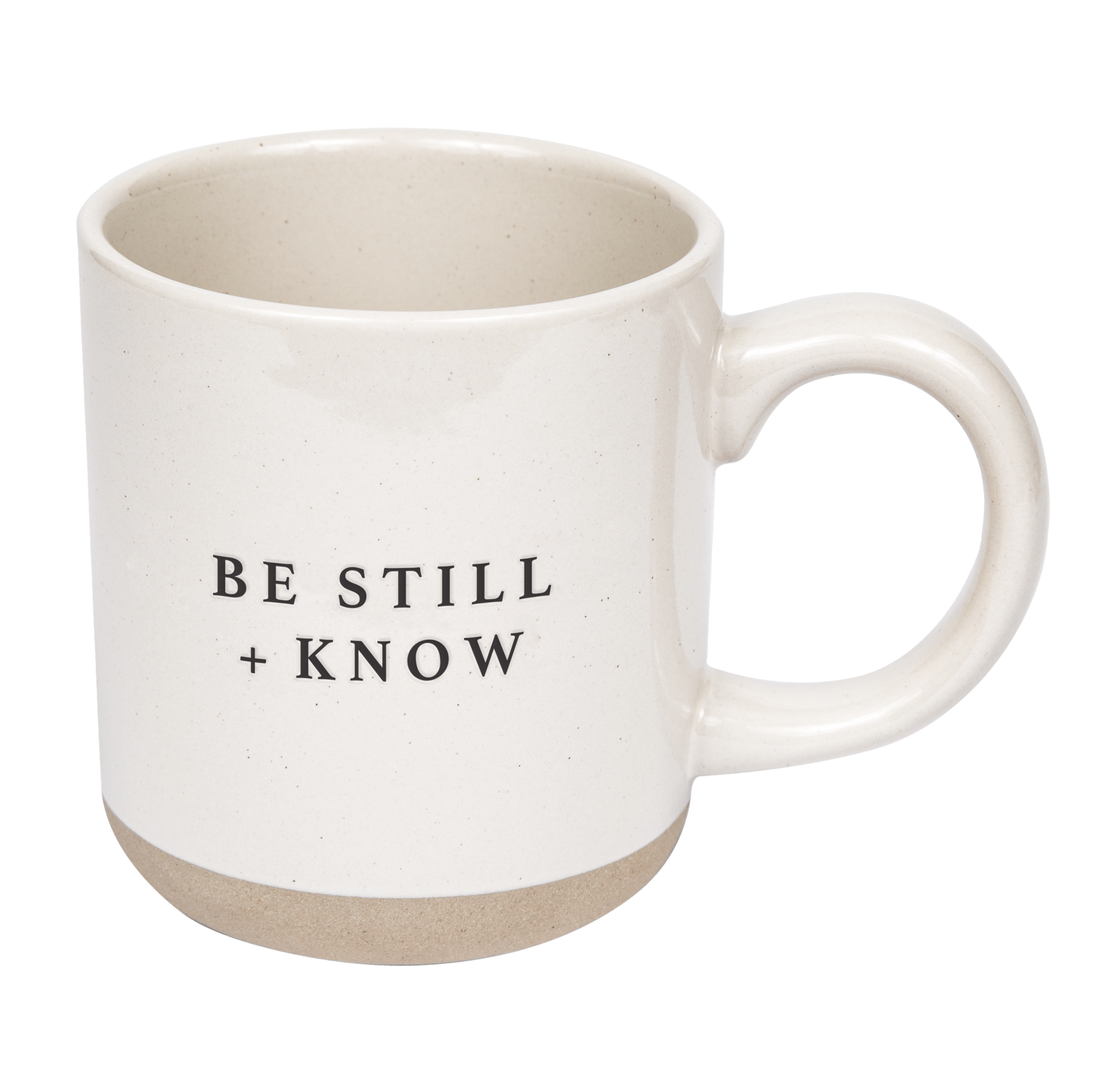 Be Still and Know 14oz. Stoneware Coffee Mug - Sweet Water Decor - Coffee Mugs