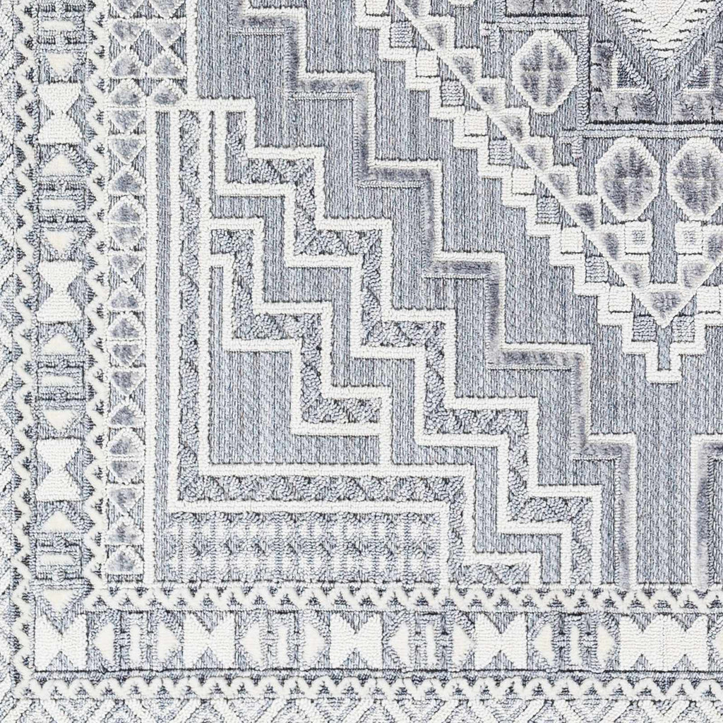 Alya Charcoal Textured Area Rug - Sweet Water Decor - Rugs
