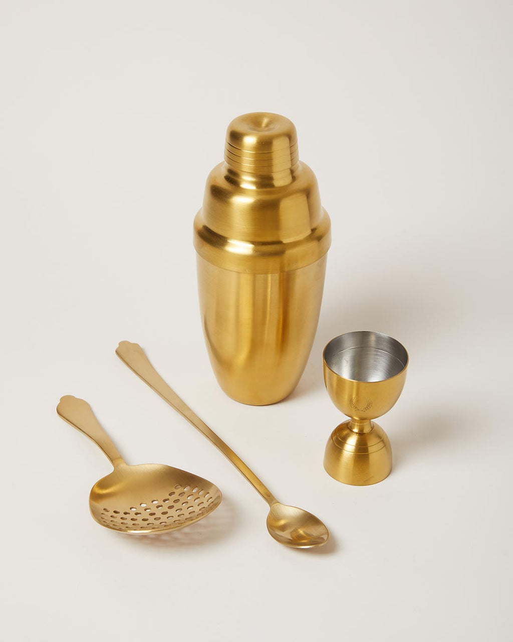 Essex Barware - Brushed Gold - Sweet Water Decor - barware set