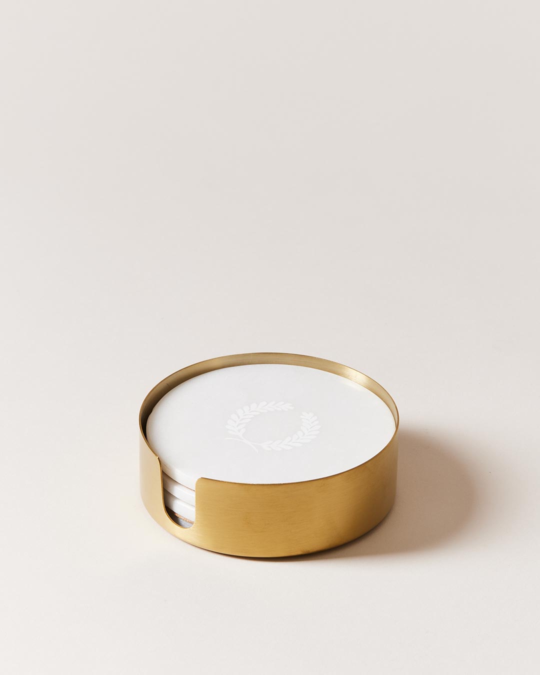 Marble Laurel Coasters - Sweet Water Decor - coasters